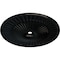 Ekena Millwork Galveston Ceiling Medallion (Fits Canopies up to 5 7/8"), 51"OD x 3 5/8"ID x 3 3/8"P, Black Pearl CM51GLBPS - alternate 3